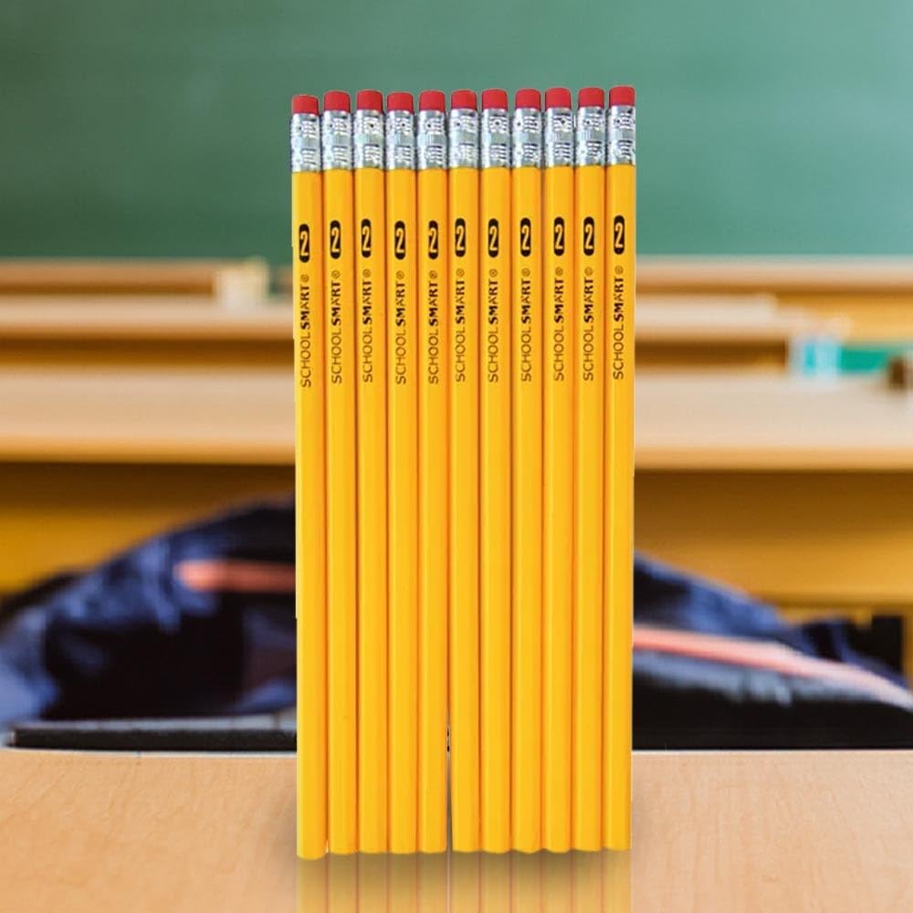 Amazon.com: School Smart - 84808 Hexagonal Pencil, Number 2, Pack