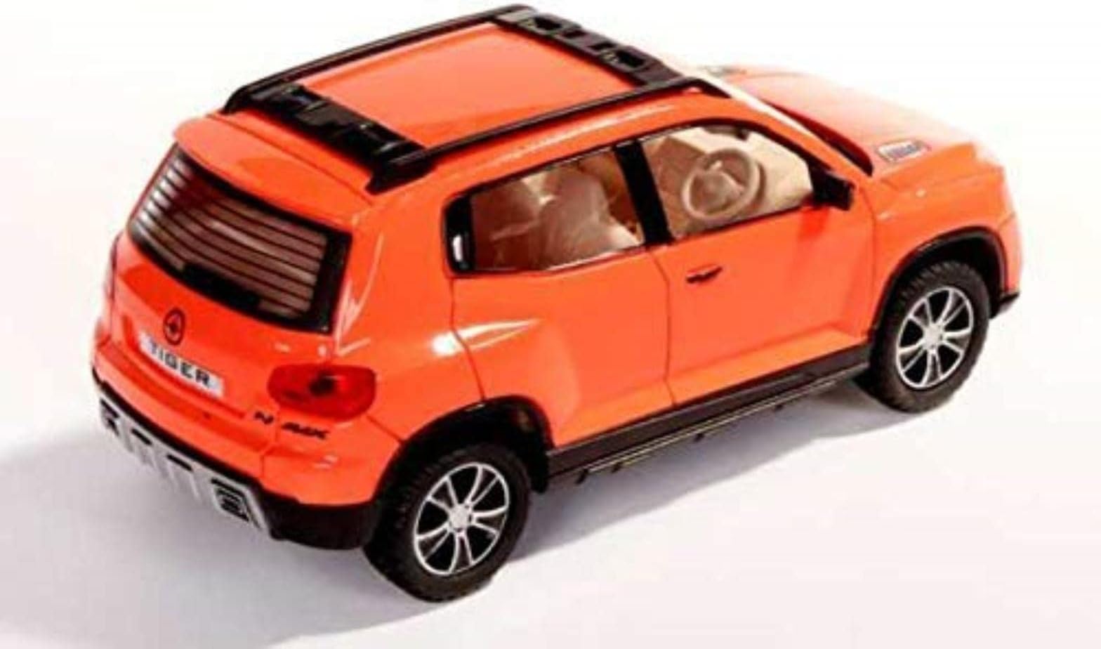 Toys Plastic Tiger Suv Pull Back Car (Multicolour), Kid