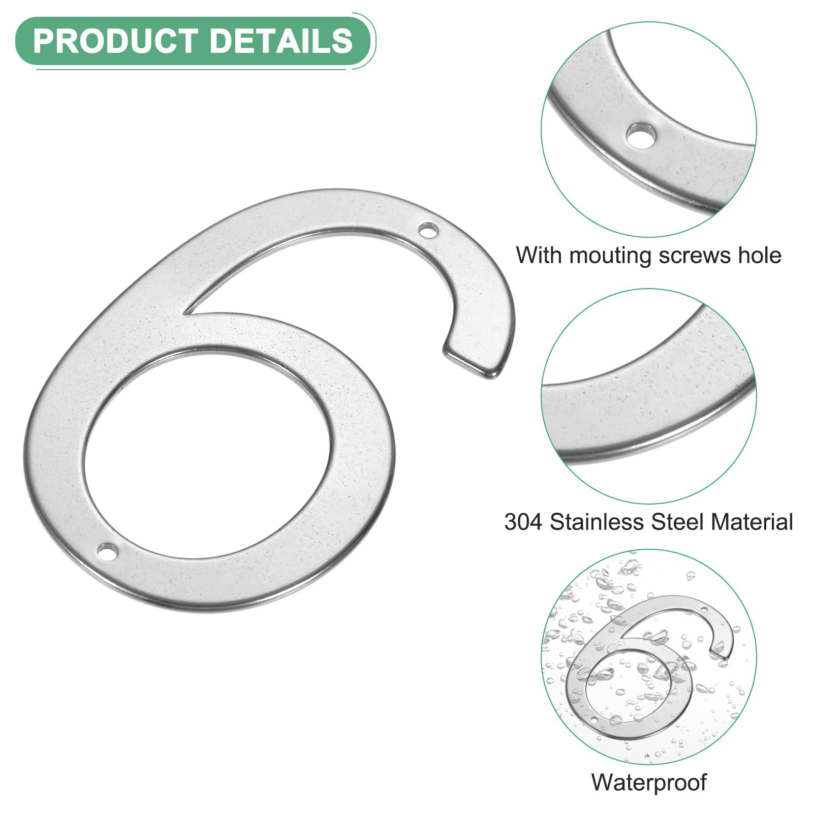 M METERXITY 1-Pack House Number - Image 2