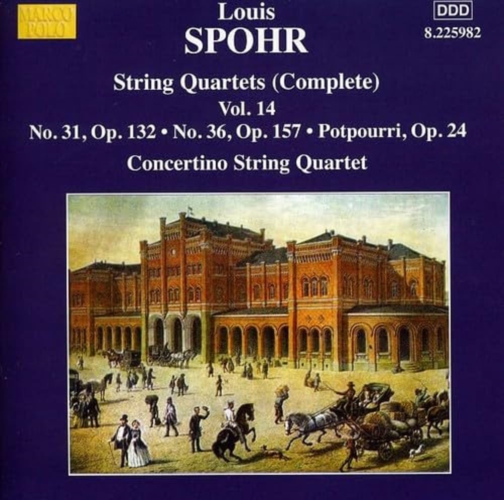 Spohr: String Quartets 31 & 36; Poupourri #4 (Volume 14) [Audio CD] SPOHR,LOUIS