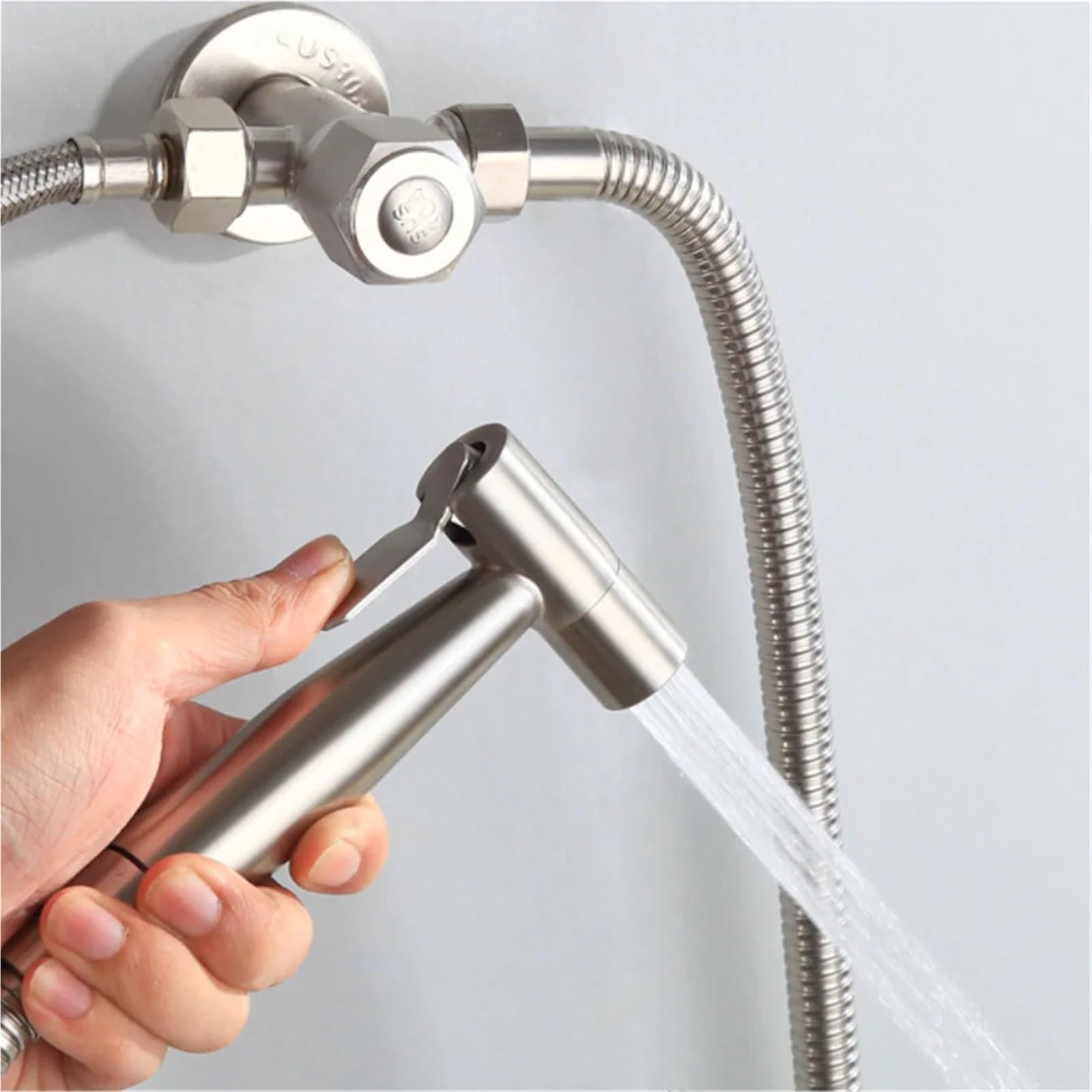 Set spruzzatore for bidet portatile in acciaio inossidabile