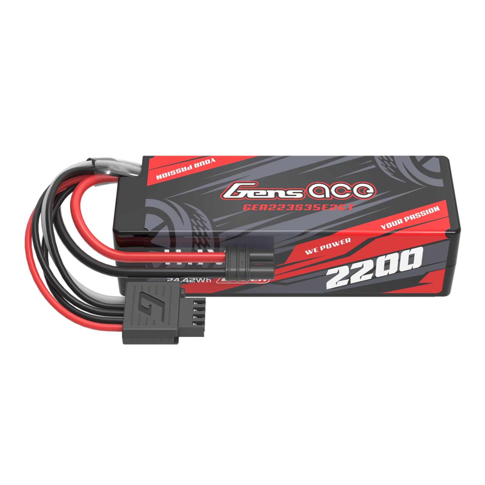 Gens ace 3S LiPo akumulator 11,1 V 2200 mAh 35C twarda obudowa IEC2 do RC 1/18 mini modeli