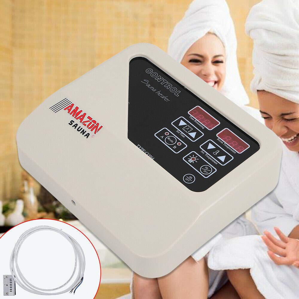 SHZICMY Saunasteuerung Sauna Digital Controller Sauna Schaltgerät Steuergerät External Controller Saunaofen Saunasteuergerät 3KW-9KW Saunakontrolle