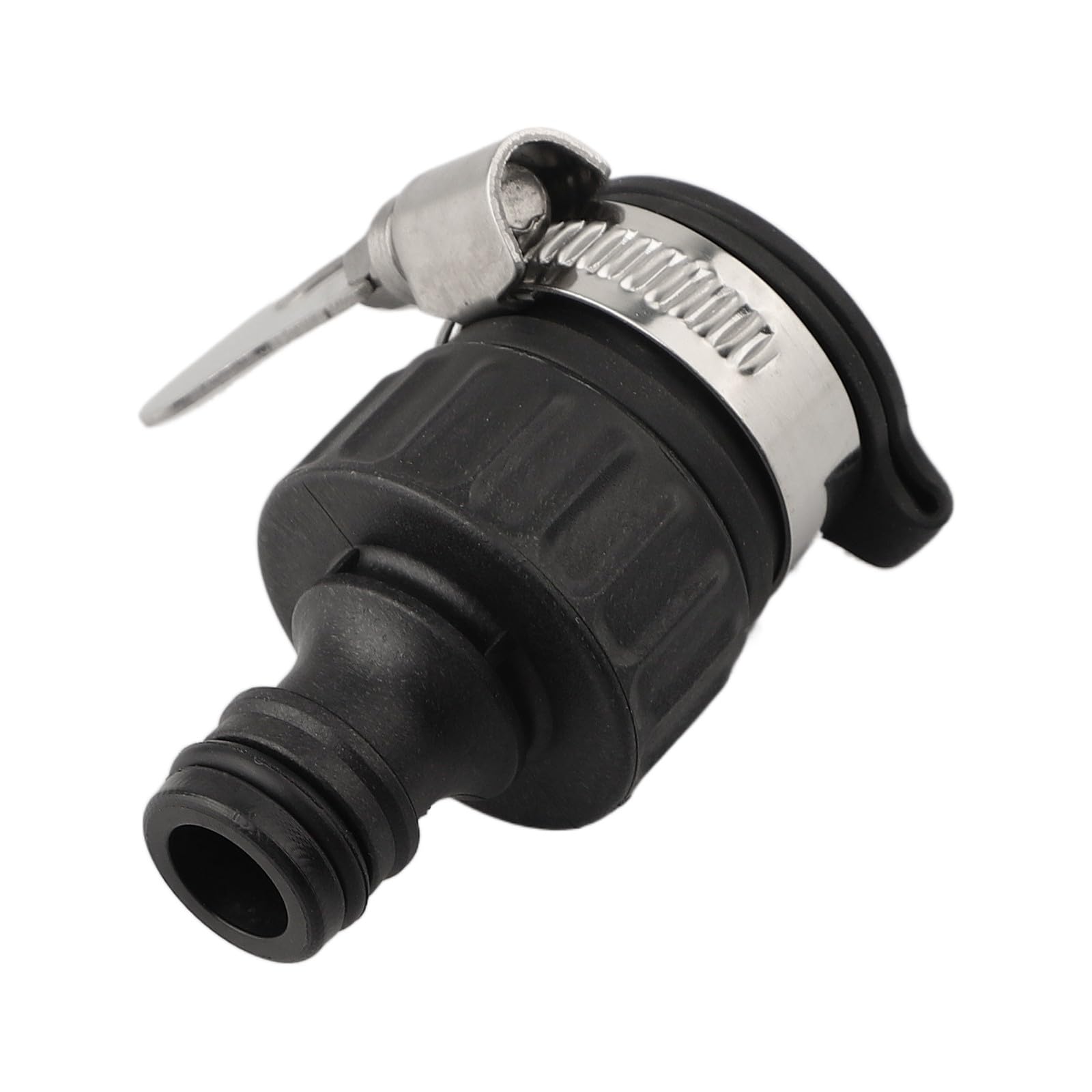 WheatThrive Threadless Tap Adaptor, Hose Connector, Garden Fitting, Stainless Steel Wing Screw, Tool-Free Install for Click System, 3 Hose Sizes, Pack