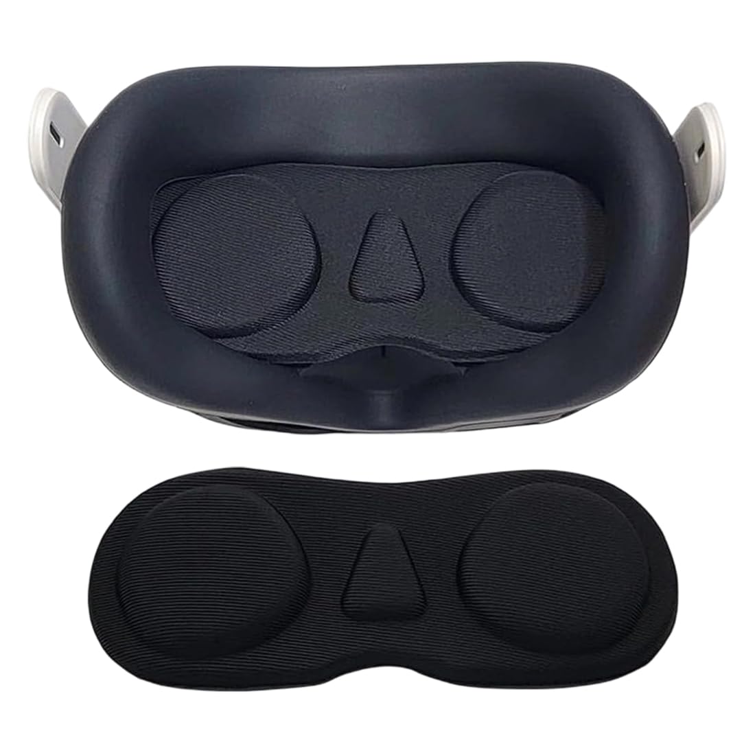 2 Pcs Protezione Obiettivo VR Copertura Lenti Accessori in Spugna (Compatibile con Mta 3/Met 3s) (Nero)