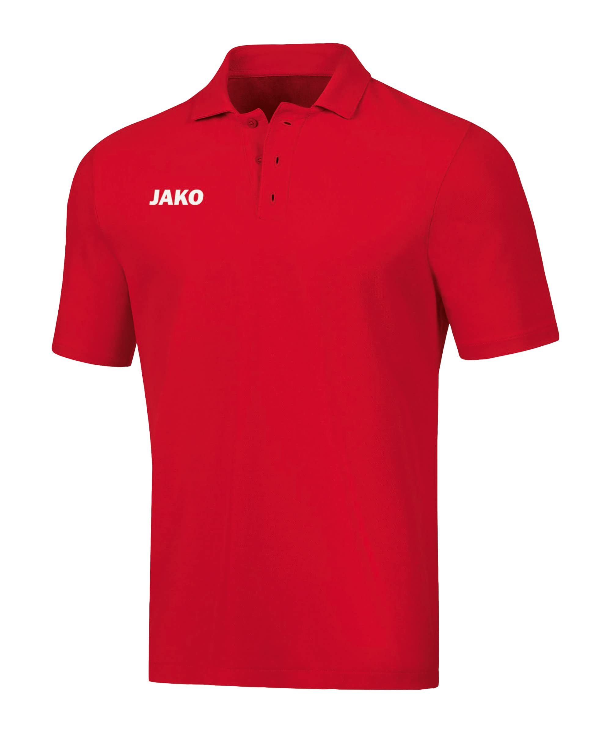 JAKO Men's Base Polos, red, XXL