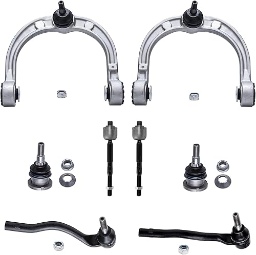 Miniatura 225 de Detroit Axle - Kit de brazos de control de extremo delantero RWD para Dodge Ram 03-06 2500 3500, 2 brazos de control superior con rótula 2 varillas