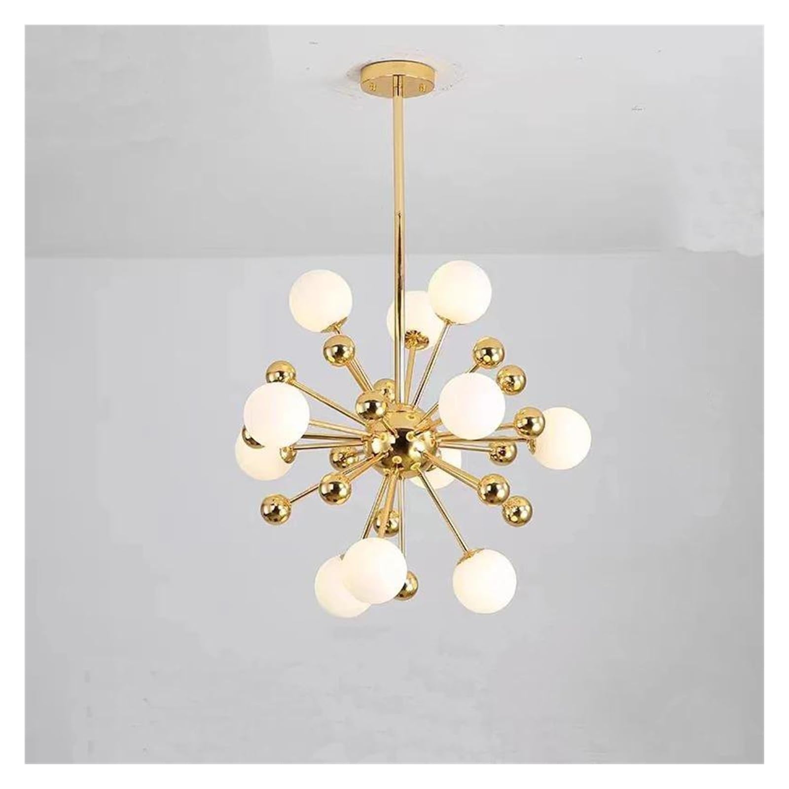 KLXSIVU Chandelier Light, Nordic Home Atmosphere Restaurant Lighting Creative Personality Magic Bean Molecular Living Room Lamp