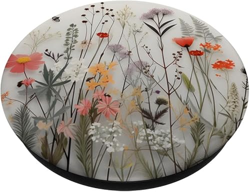 Miniatura 2 de Mixed Flower Bouquet Floral Pattern PopSockets Standard PopGrip