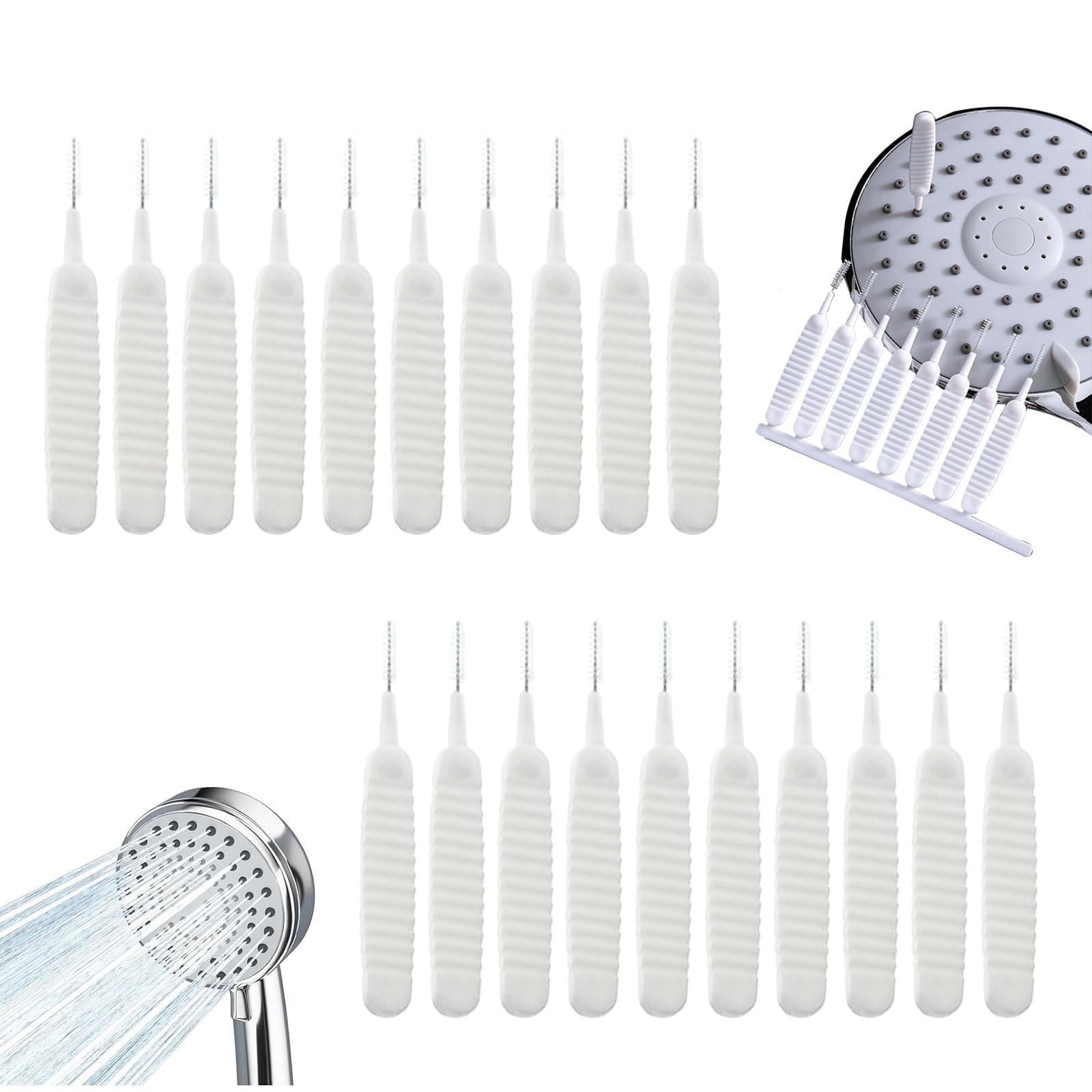 Shower Head Cleaning Brush for Small Hole 2025 New Anti-Clogging Nozzle with Storage Boxes Multifunctional Shower Cleaning Tools