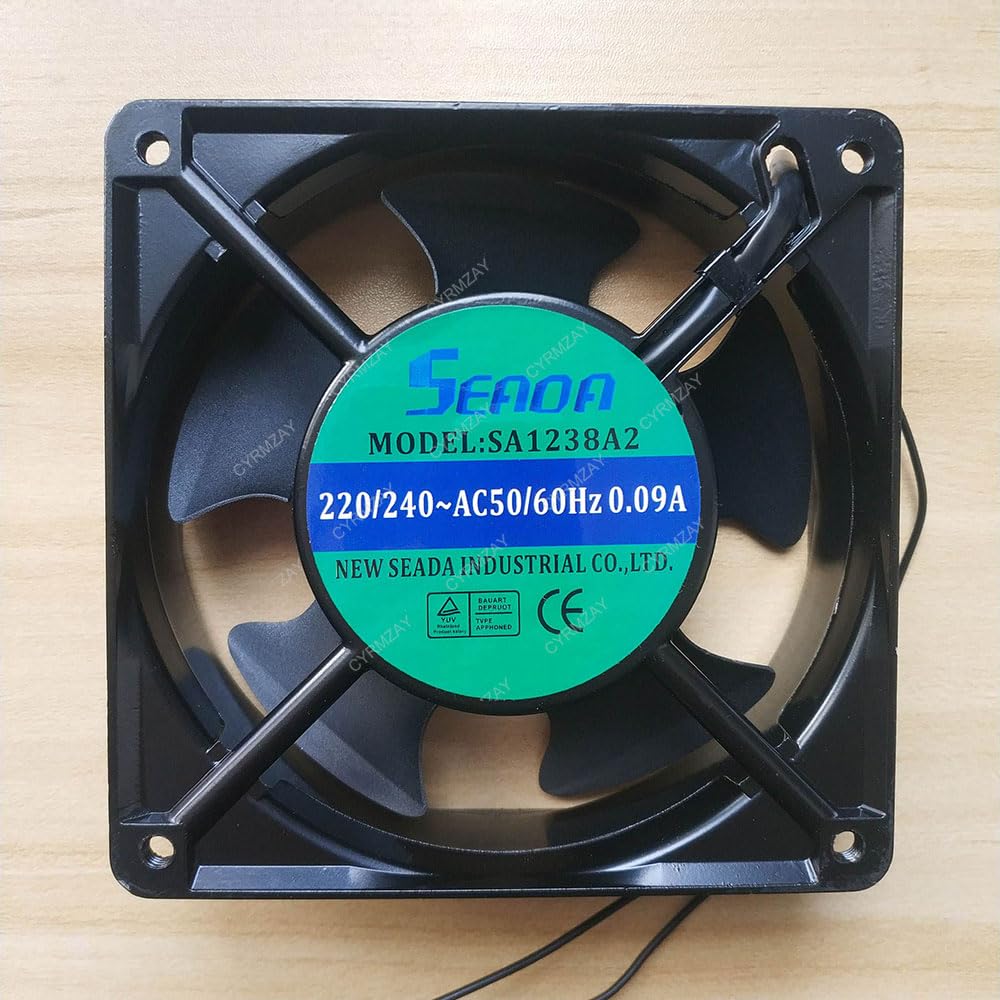 Compatible per SEADA SA1238A2 220-240V 0.09A 12CM 12038 2-Wire cooling Ventilatore