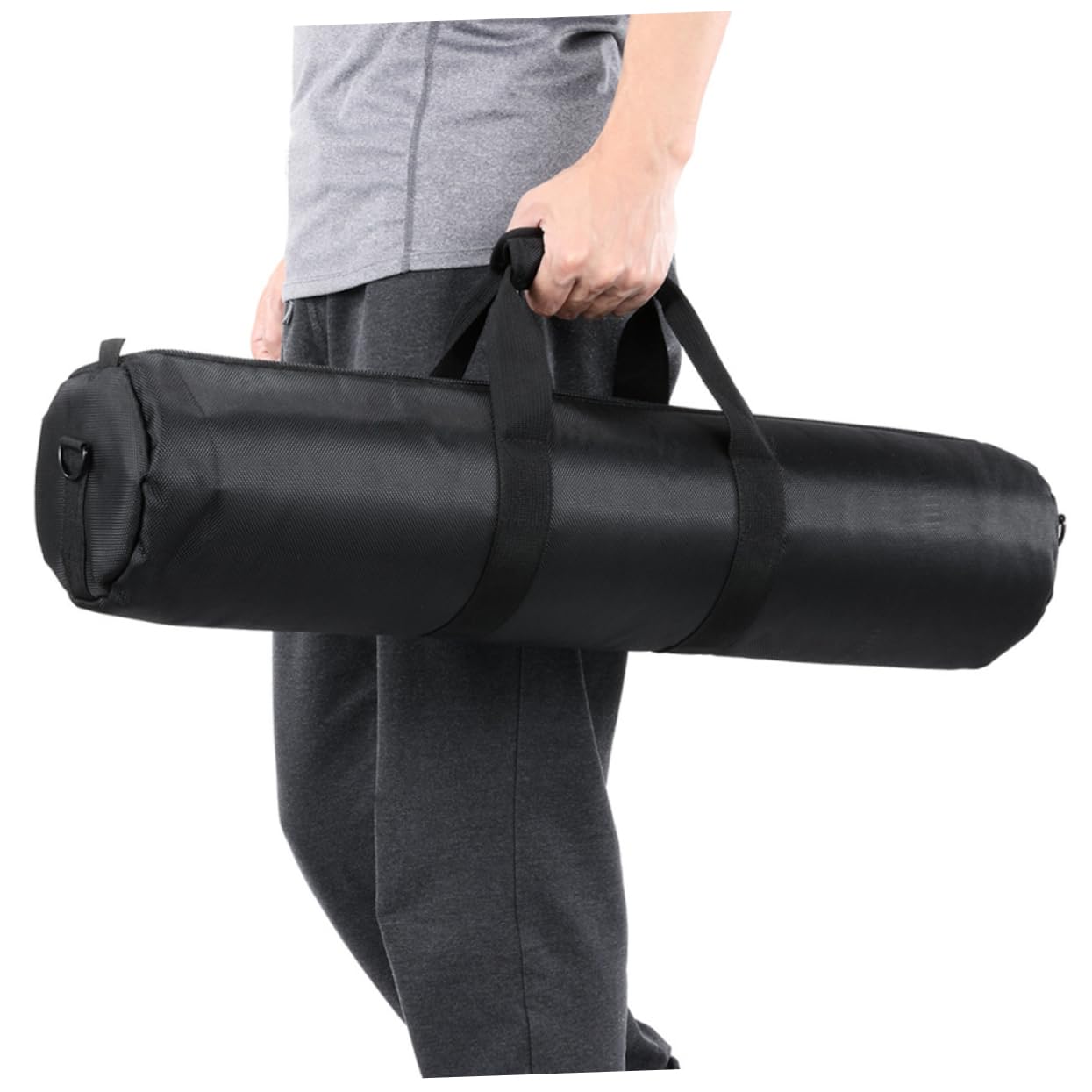 Borsa per Treppiede Imbottita Rinforzata Tracolla Nera