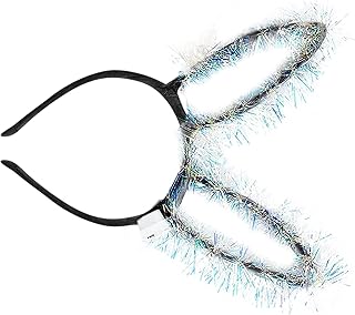 Headband Luminous Girl LED Headband Flashing Headband Luminous Christmas Luminous Headband Flashing Women's LED Accessories Ears Headband Clothing Rabbit Headband Head Headband