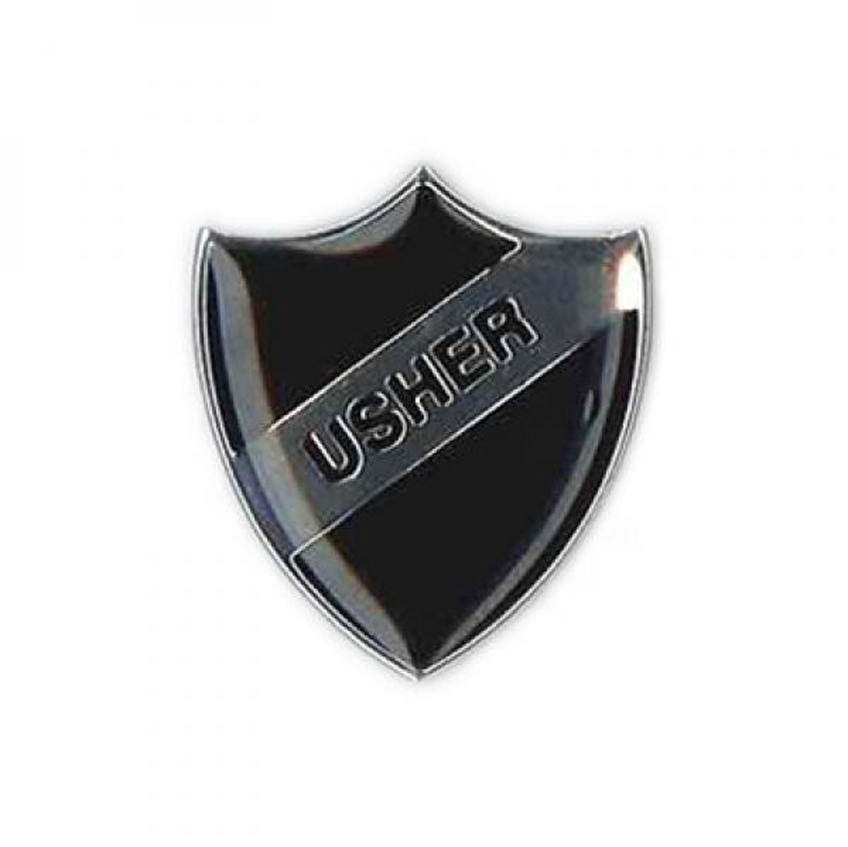 Gtr Black Usher Retro Stag Night Enamel School Badge (Xsb18)