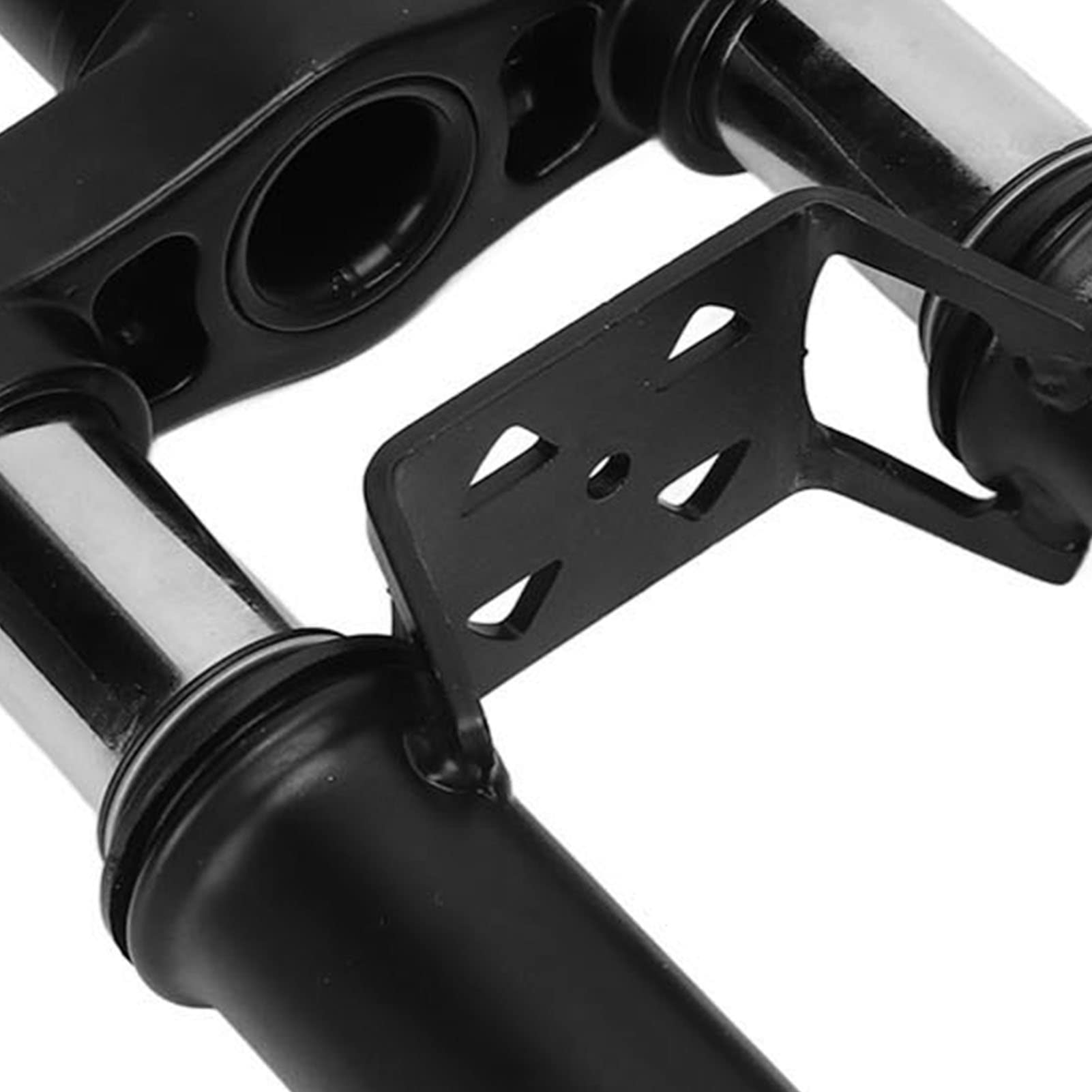 Elektroroller Vorderradgabel, Scooter Gabel, Aluminiumlegierung mit Fußständer Scooter Vorderradgabel Elektroroller-Vorderradgabel für Elektroroller-Ersatz