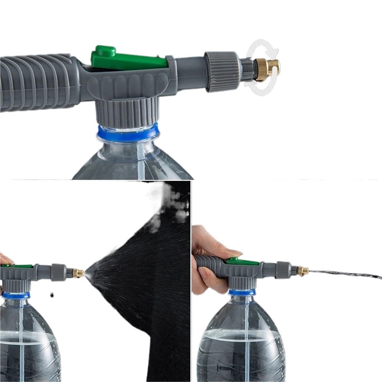 Pulverizador manual de alta presión (bomba de aire) | Boquilla ajustable | Manual High Pressure Sprayer (Air Pump) | Adjustable Nozzle(9)