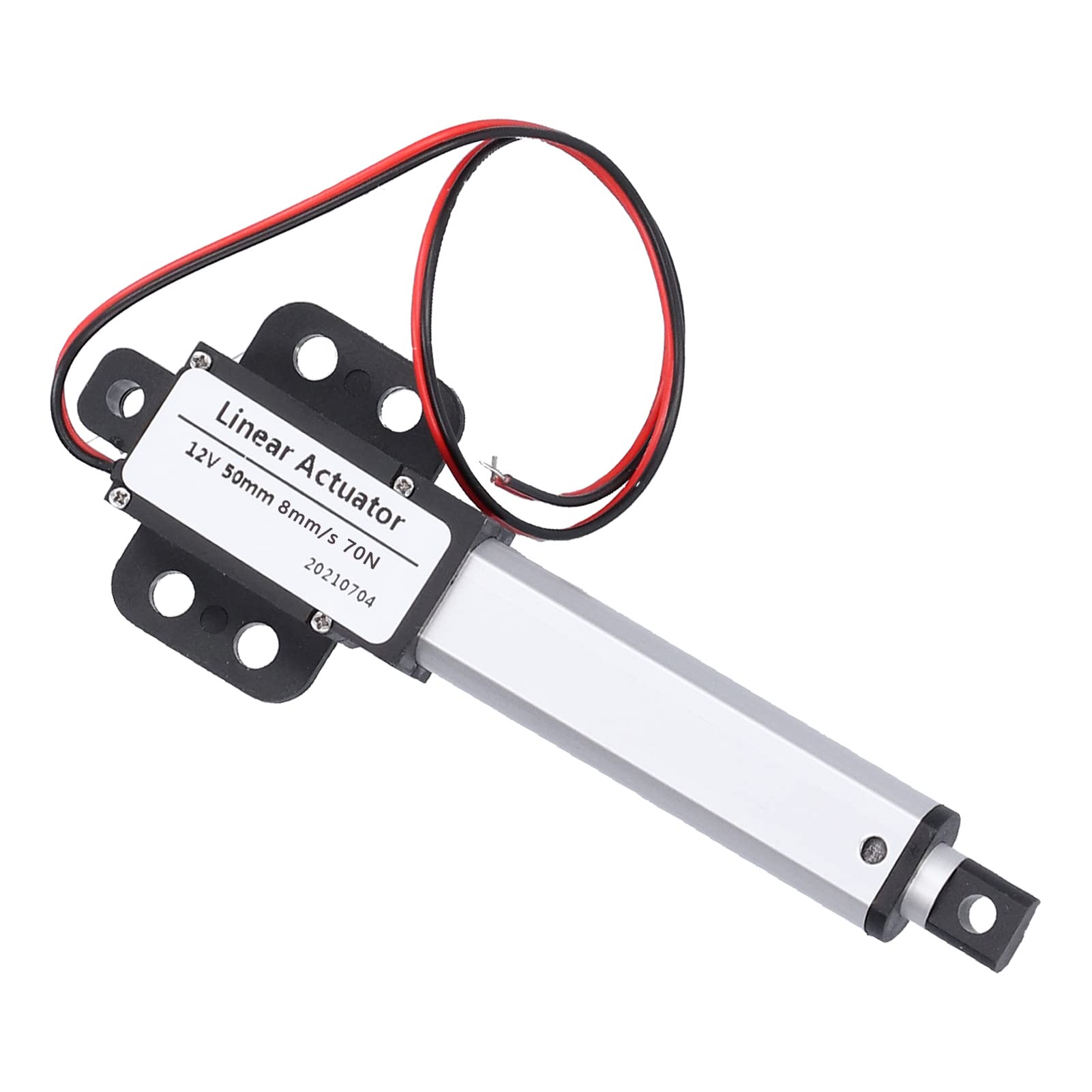 Actuador Lineal 50 Mm 12 V CC Interruptor De Límite Interno De Bajo Ruido Mini Motor De Actuador Lineal Eléctrico Para La Industria Automotriz (Carrera 50mm-15mm/s-50N
