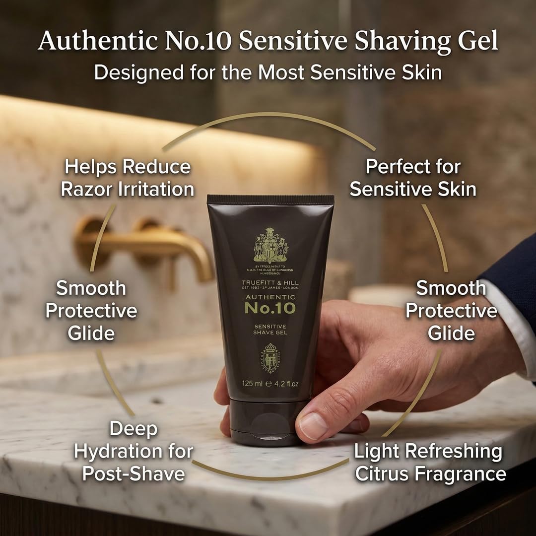 Amazon.com: TRUEFITT & HILL Authentic No.10 Sensitive Shaving Gel