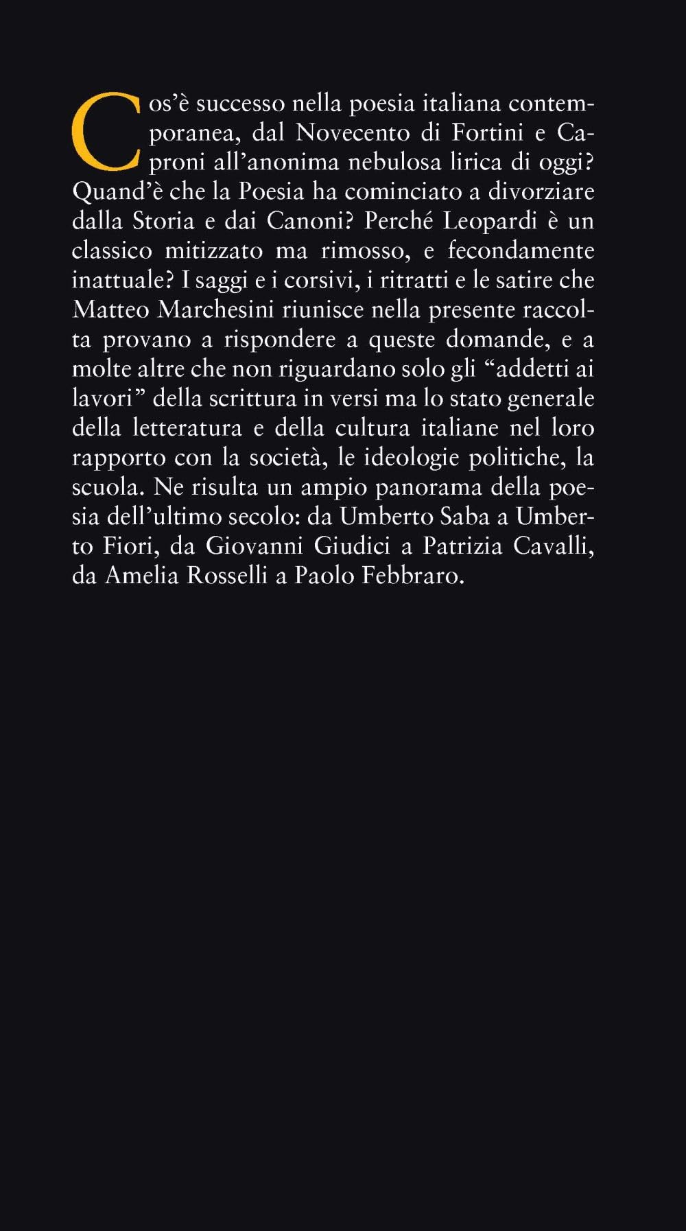 Cos'è la poesia contemporanea in Italia. Dal Novecento a oggi