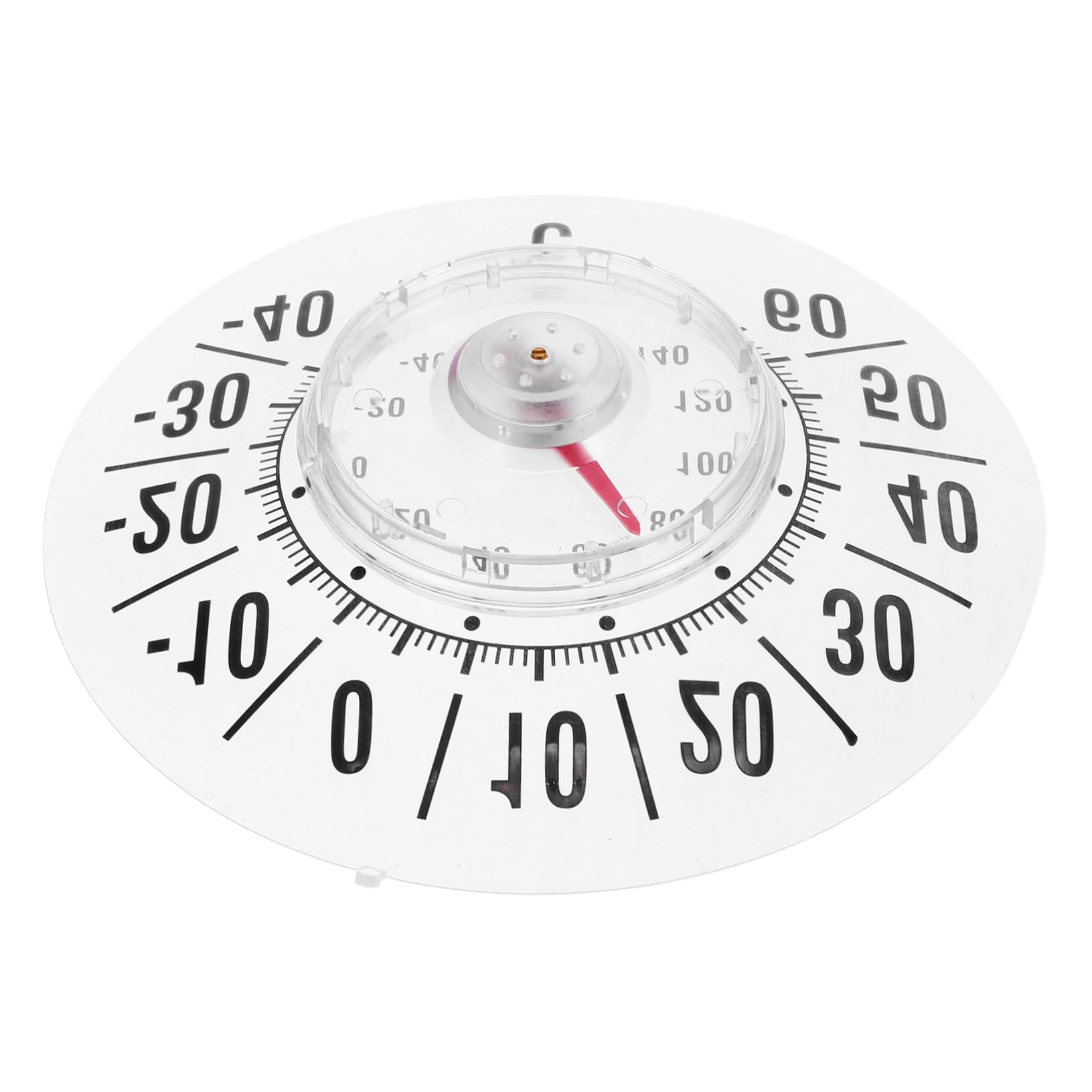 Multi Functional Window Thermometer High Precision Suction Cup Thermometer for Home Greenhouse and Nursery Easy to Read Analog Display for Accurate Temperature
