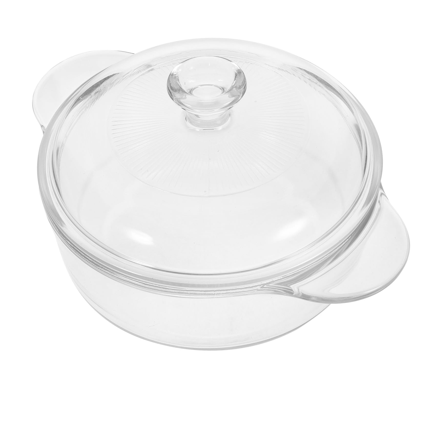 BESTYASH Glas-schüssel mit Deckel Runde Salatschüssel aus Glas Große Schüssel für Servieren und Aufbewahrung von Speisen und Snacks