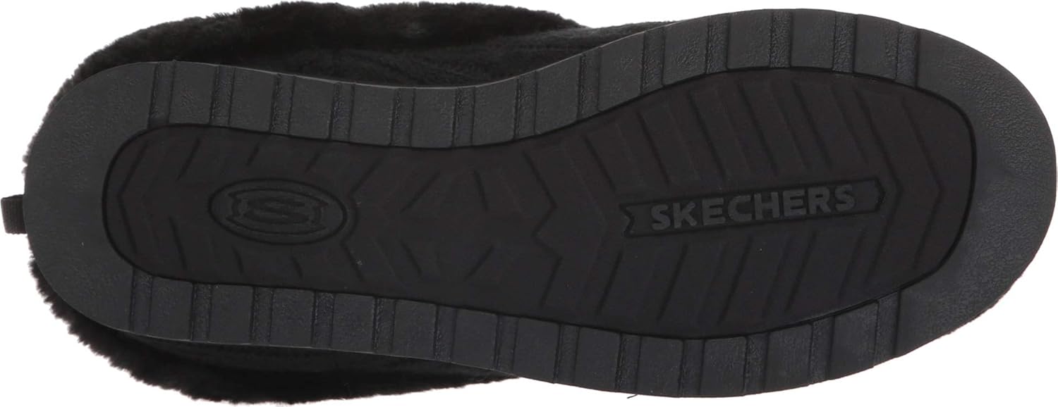 Skechers BOBS Women's Keepsakes - Ice Angel Slipper 7.5 Wide Black/Black