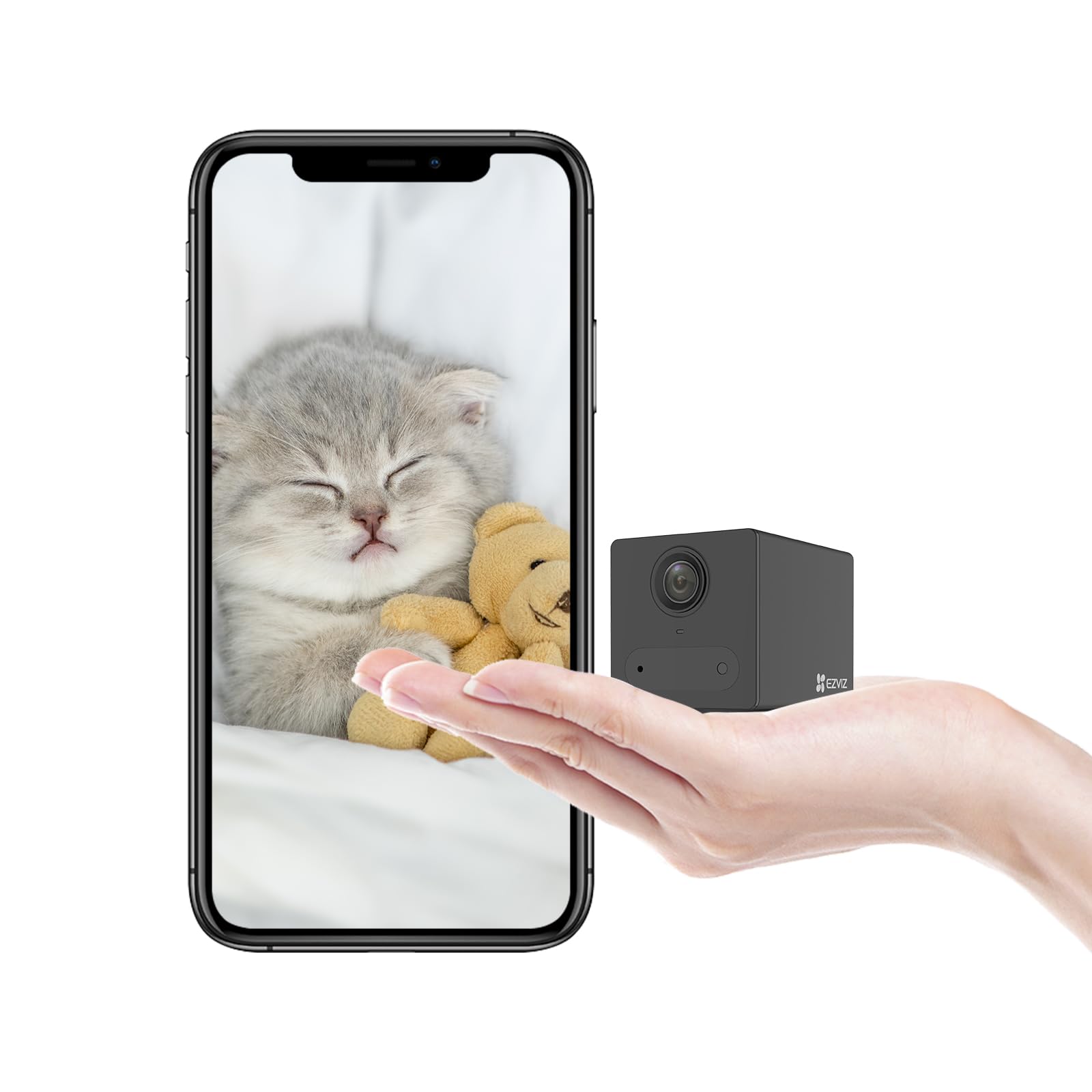 Amazon.co.jp: 【小型＆バッテリー式／屋内防犯】EZVIZ CB2 防犯