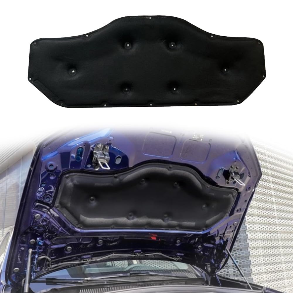 Cotone Isolante Acustico per Cofano Anteriore Auto,per BMW X1 F48 2019-2023,Isolamento del Cofano del Cofano, Isolamento Acustico del vano Motore