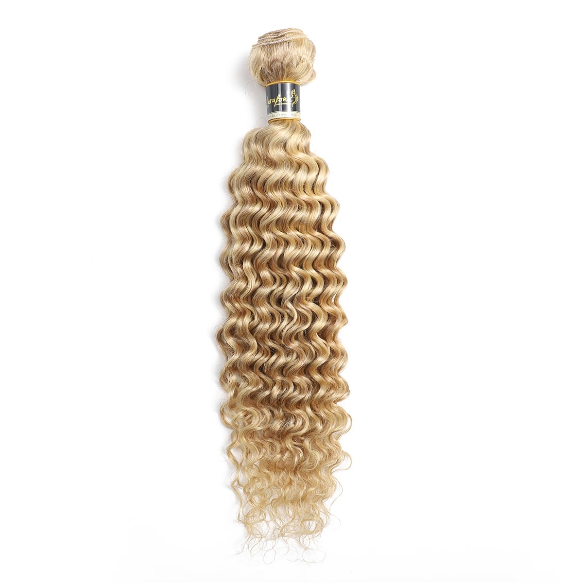 Hair Echthaar Tressen Locken Blond Human Hair Extensions 100% Remy Highlights Honey Blonde Curly Hair Bundles 100g/pc 28inch/70cm