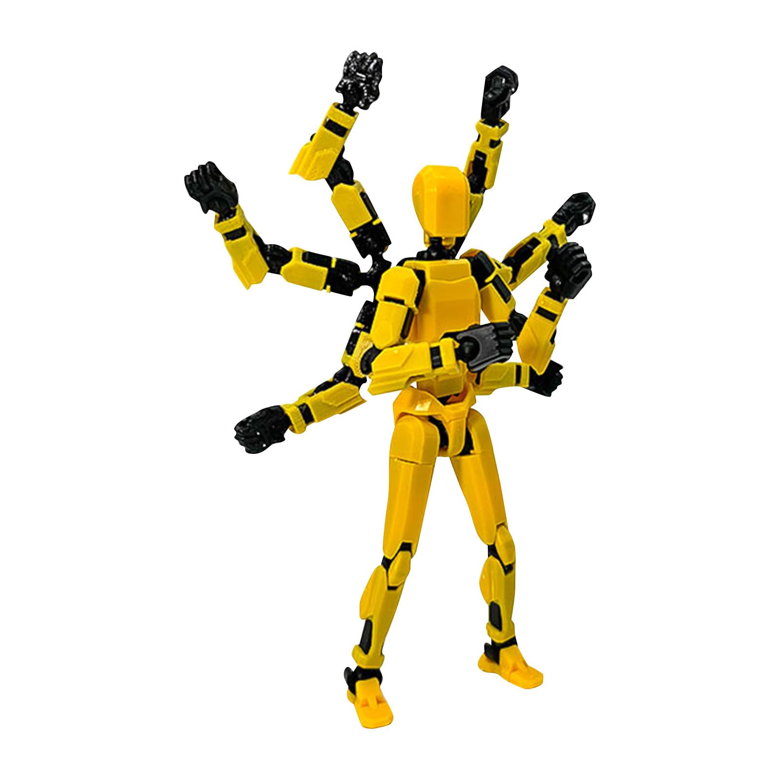 T13 Action Figure Assembled Action Figure Accessories Multi Joint Movability Mechanical Doll Model 3D Printed Toys