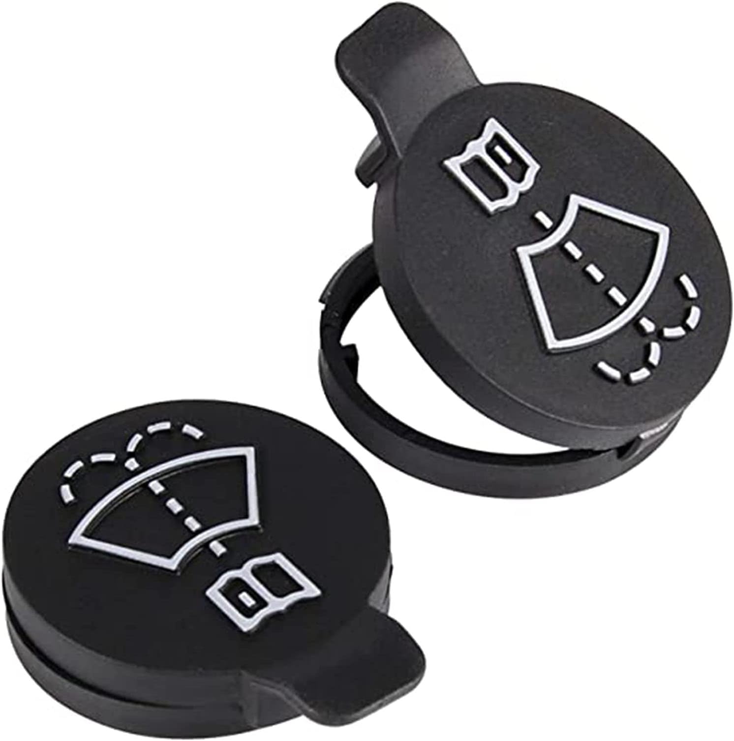 Windshield Wiper Washer Fluid Reservoir Tank Black Bottle Cap Reusable