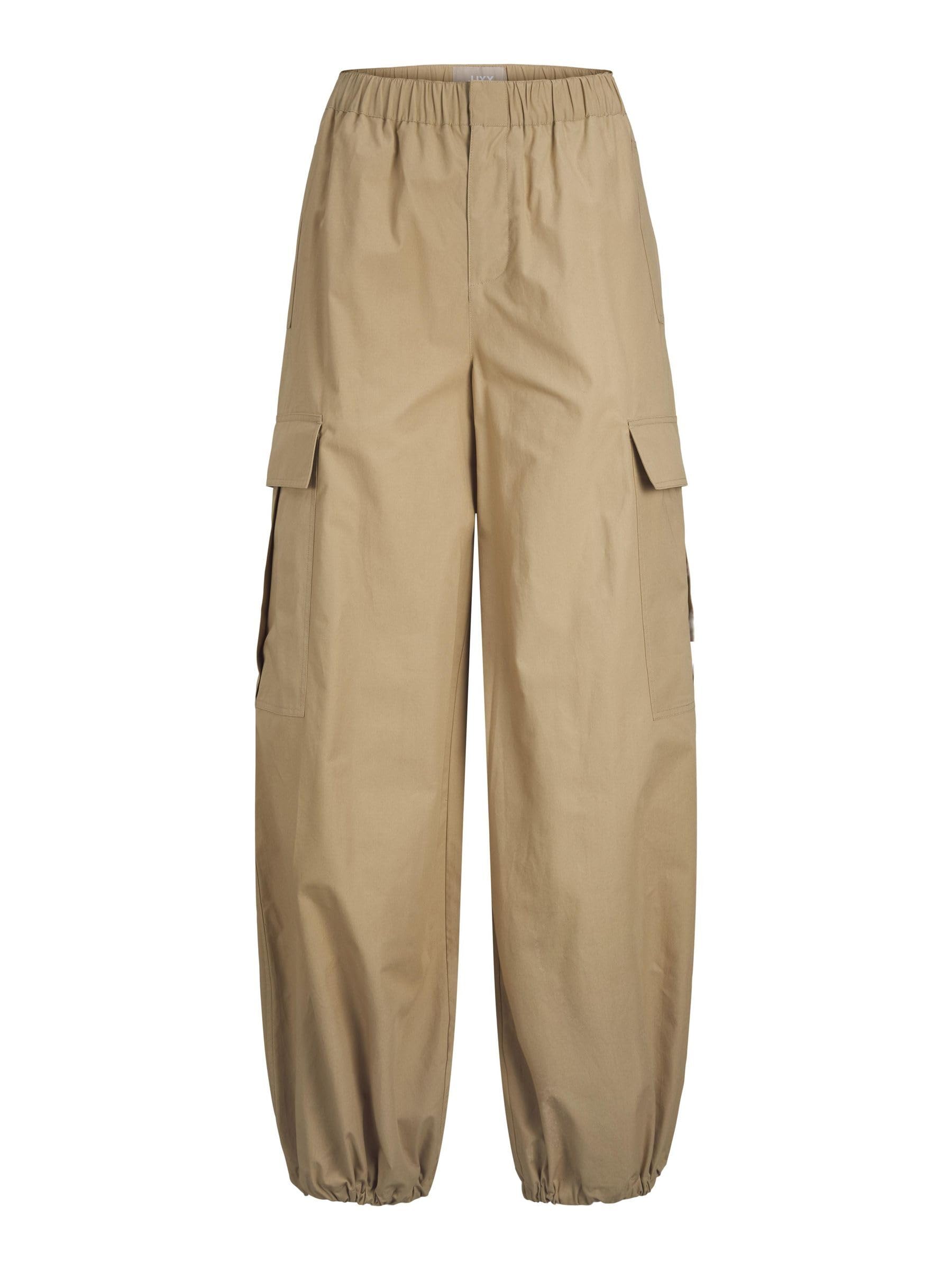 JJXX JXYoko Women's Comfortable Cargo Trousers, Incense, M