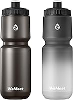 WEMEET 32oz BPA-Free Leakproof Bike Water Bottle 2-Pack - Squeeze Cycling Bottles for Mountain Biking, Gym, Camping