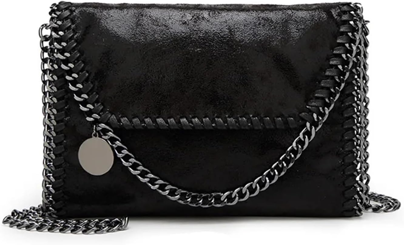 JSEIAJB Women's Bag Handbags Casual Chain Shoulder Messenger Bag Small Flap Cross Body Bags Clutch Purses