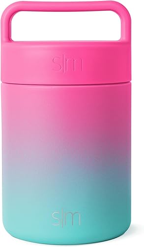 Simple Modern Termo de comida para comida caliente, reutilizable, de acero inoxidable, aislado al vacío, a prueba de fugas, almacenamiento para