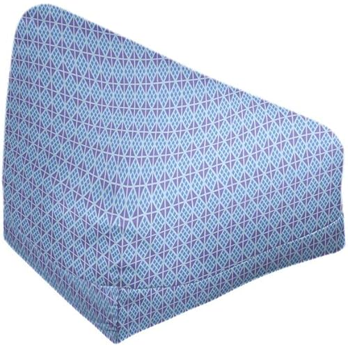 Stylish Blue/Purple Bean Bag Chair Size 120" H x 31" W x 60
