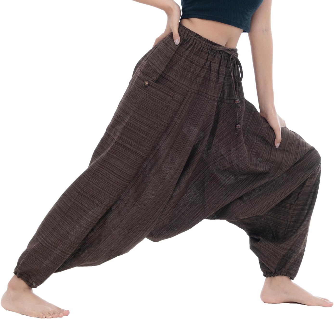 B BANGKOK PANTS Harem Pants for Women Boho Clothing Cotton