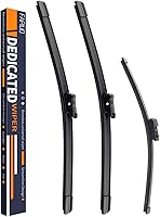 Vista 31 de Juego de hojas de repuesto para limpiaparabrisas, silenciosas, frontales de 22 pulgadas y 22 pulgadas (paquete de 2)