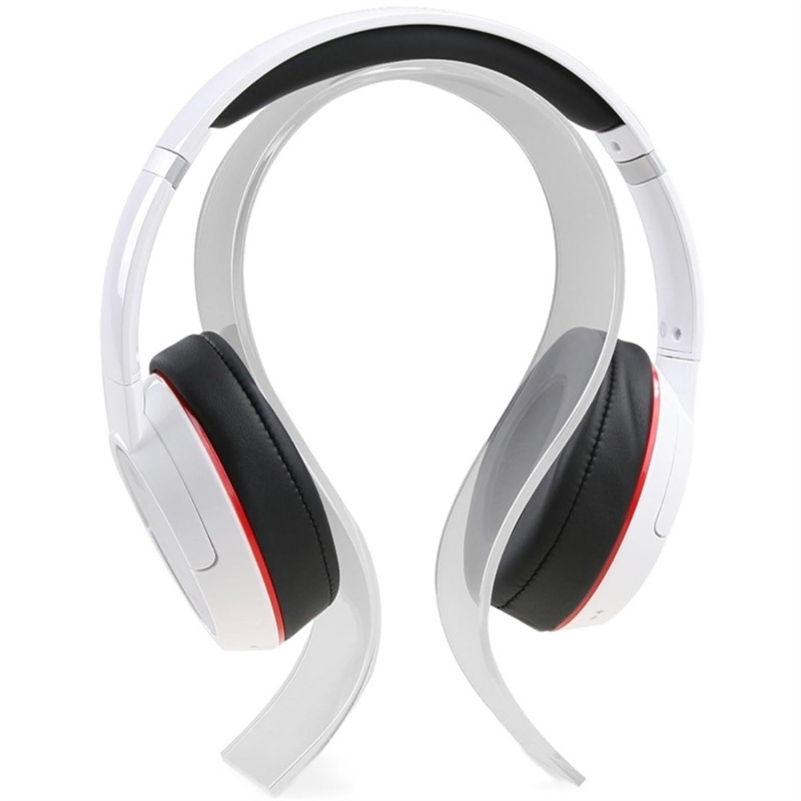 MRKU Headphone Stand Holder Headset Hook Hanger Desktop ,Universal U Shape Modern Acrylic Gaming