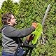 VOERJIA 20-Zoll Heckenschere Akku, 2 x 2000 mAh Akku Heckenschere, 21V Heckenschere Elektrisch, 50CM Dual Action Klinge, 750W Heckenschneider für Garten, Sträucher und Randpflanzen