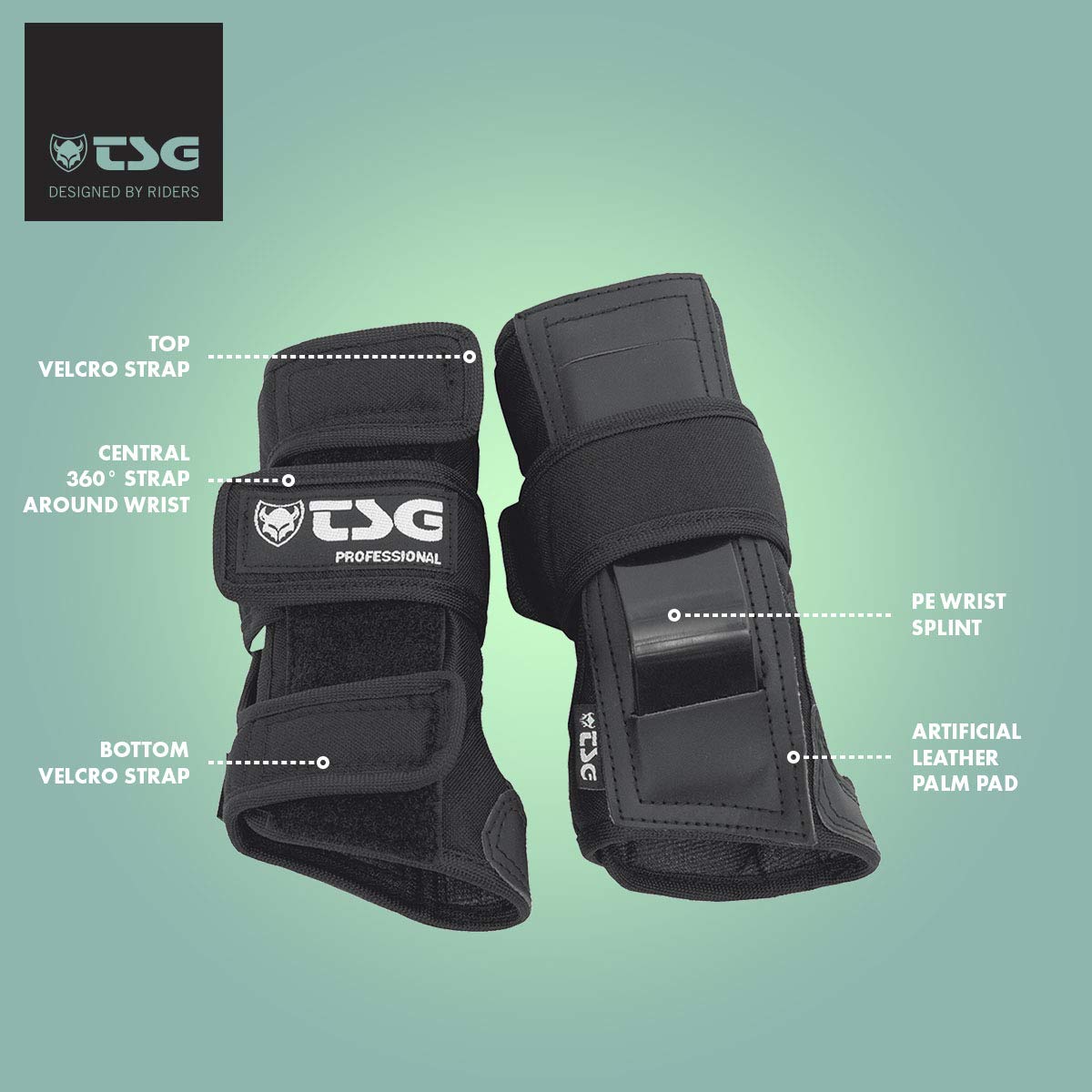 Lot de 2 protège-Poignet Professional TSG 73005