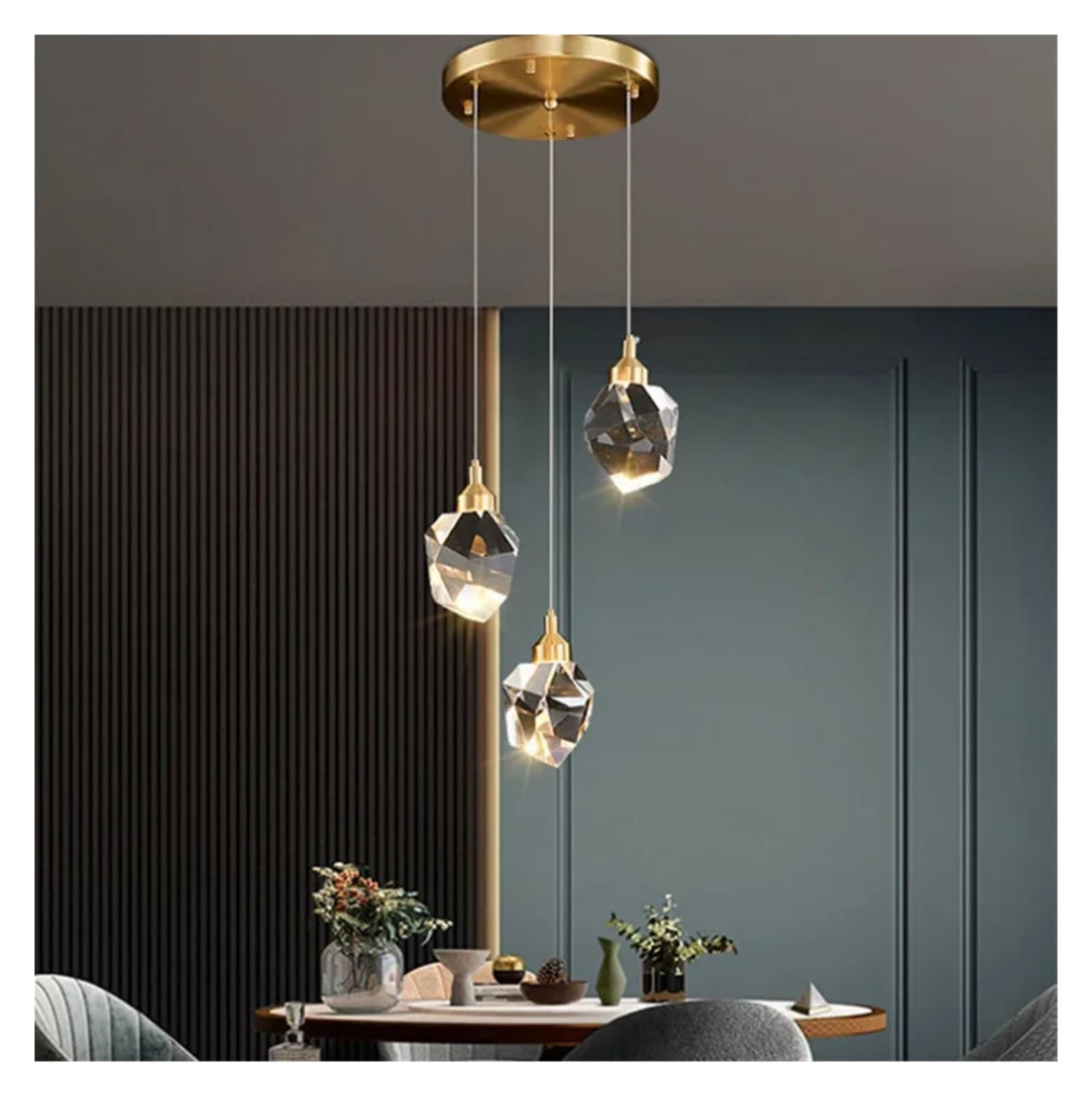 Luminaires LED décoratifs au style post-moderne suspension haut de gamme pour plafond