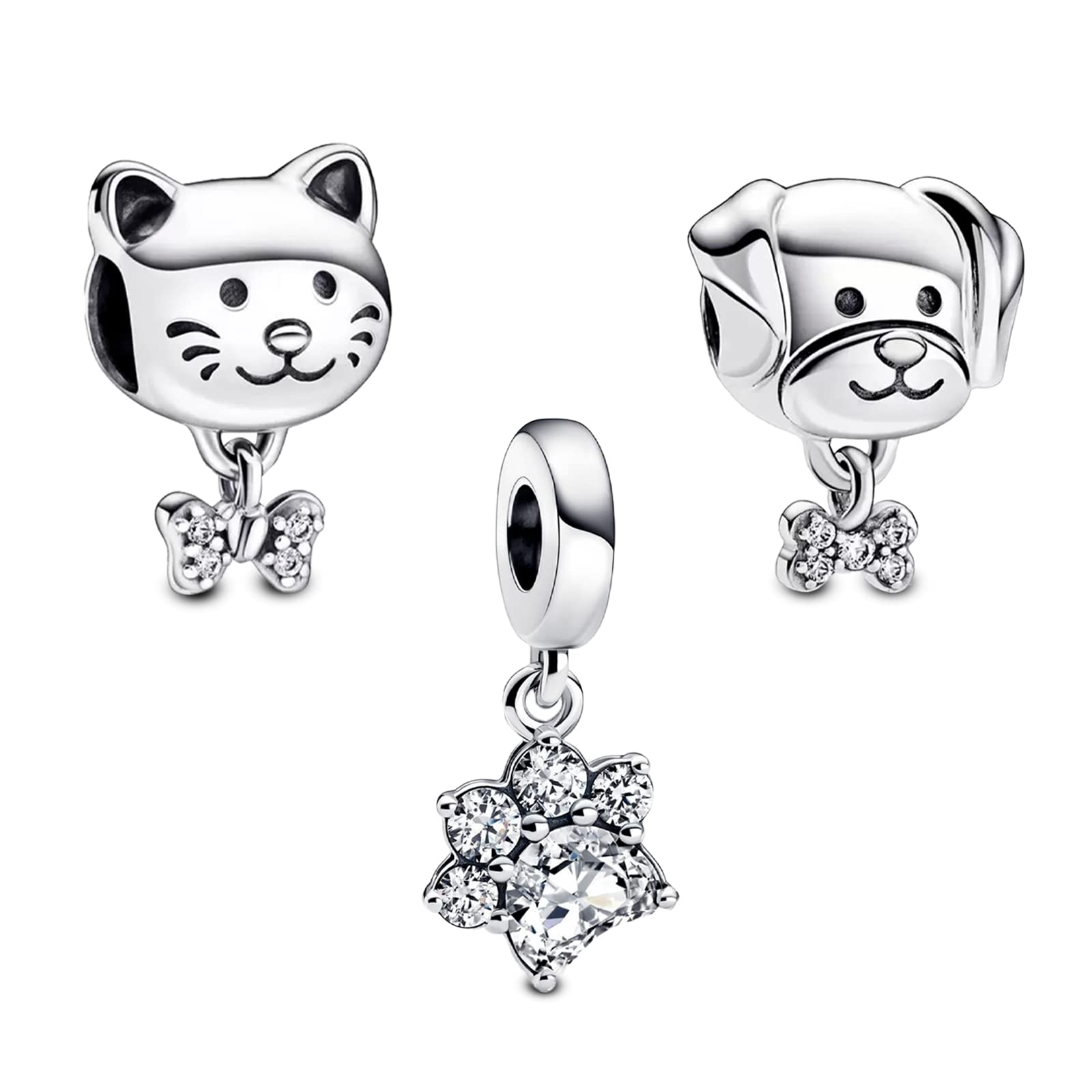 Annmors Charm Pendente Cuore Tartaruga Amore Ciondoli Compatibile con Braccialetti e Collane Donna