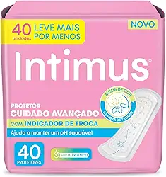Intimus Protetor Diário com Indicador de Troca - 40 unidades