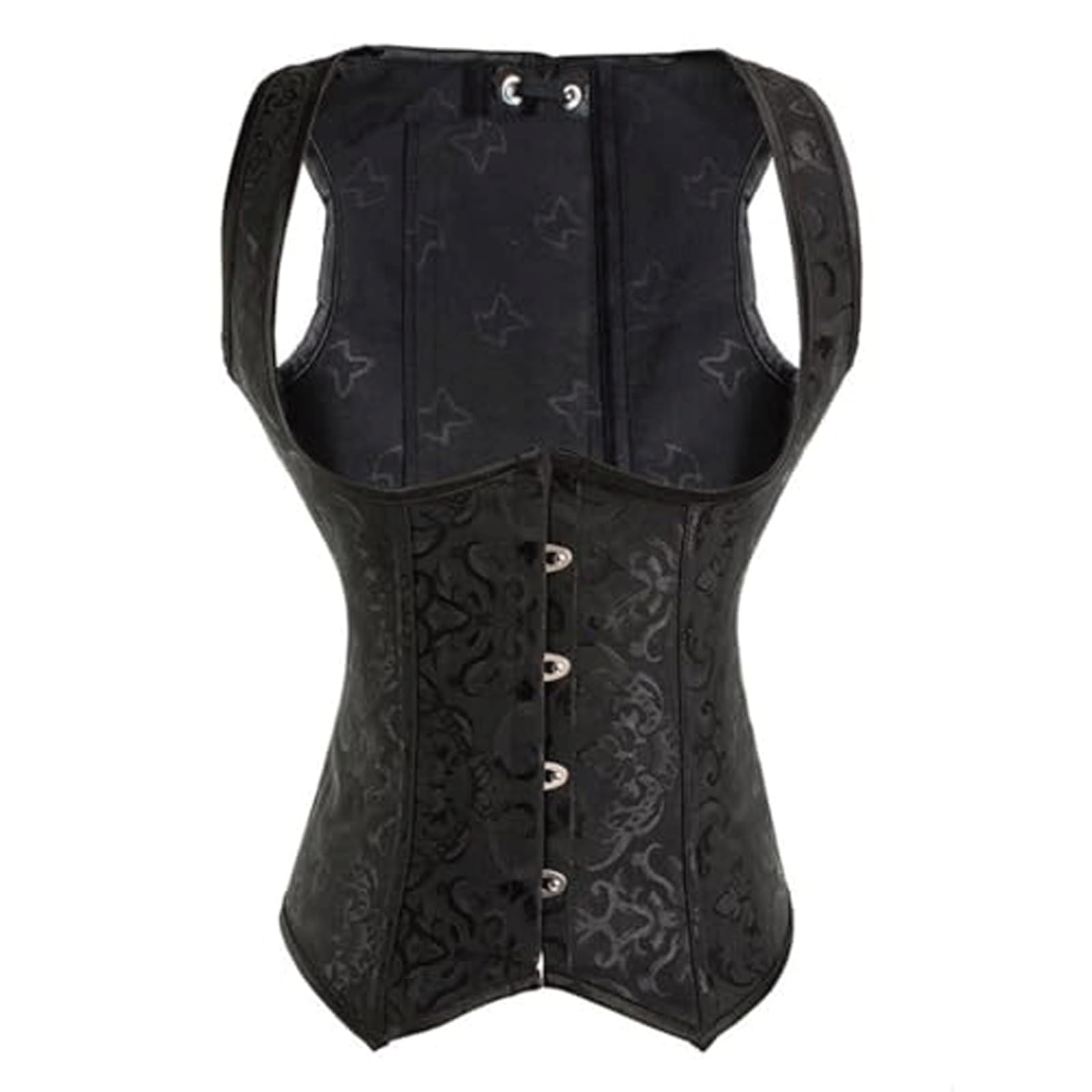 Rieort Tightening Shapewear Body Shaper for Women Tummy Control Underwear Slimming Girdle Buckle Enhancer Bodysuit Palace Corsets(M)