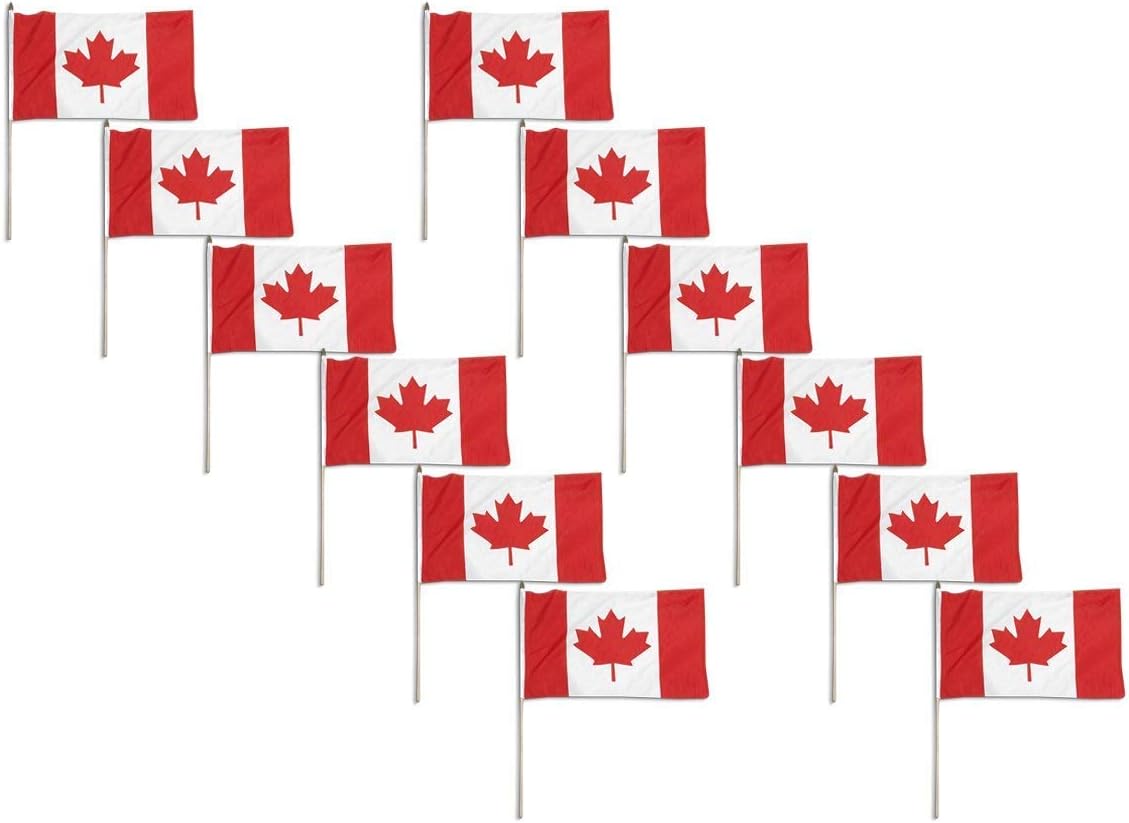 Canada flag 12 x 18 inch - 12 PK