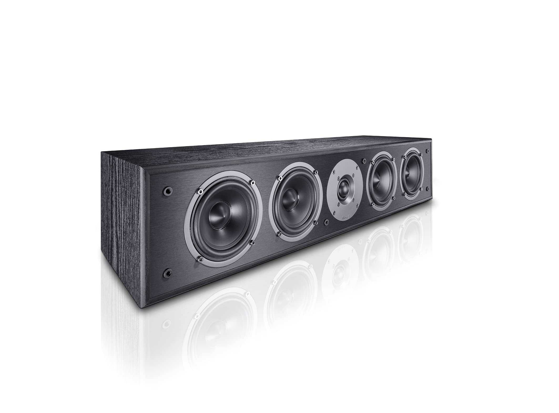 Monitor S14 C Black, Farbe:Schwarz | 2,5-Wege-Centerlautsprecher mit mehrchassiger Bestückung für kräftige, präzise Dialogwiedergabe im Heimkino.