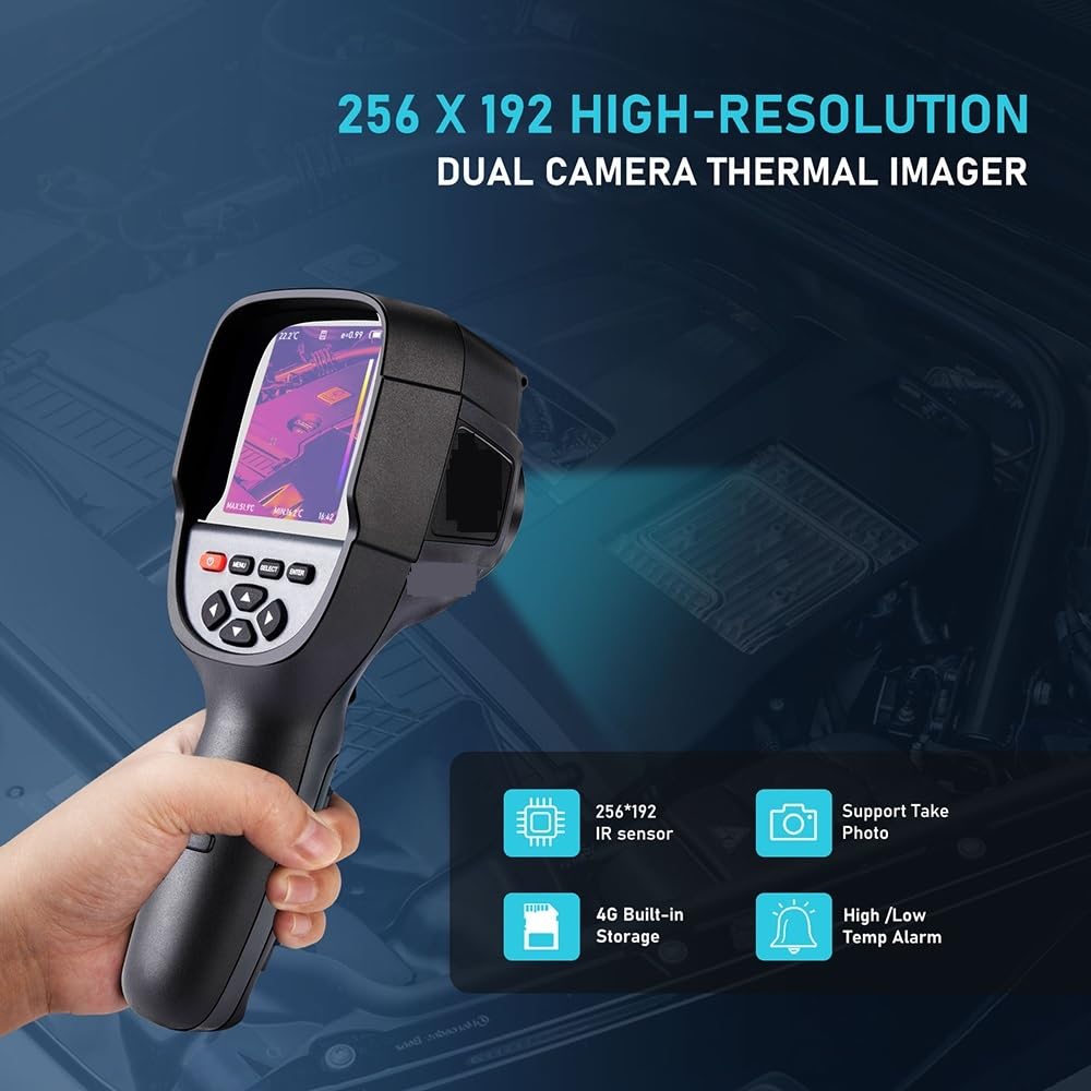 Cámara termográfica GW256 for Fugas en tuberías de Agua y alimentación eléctrica 256 * 192 de Mano