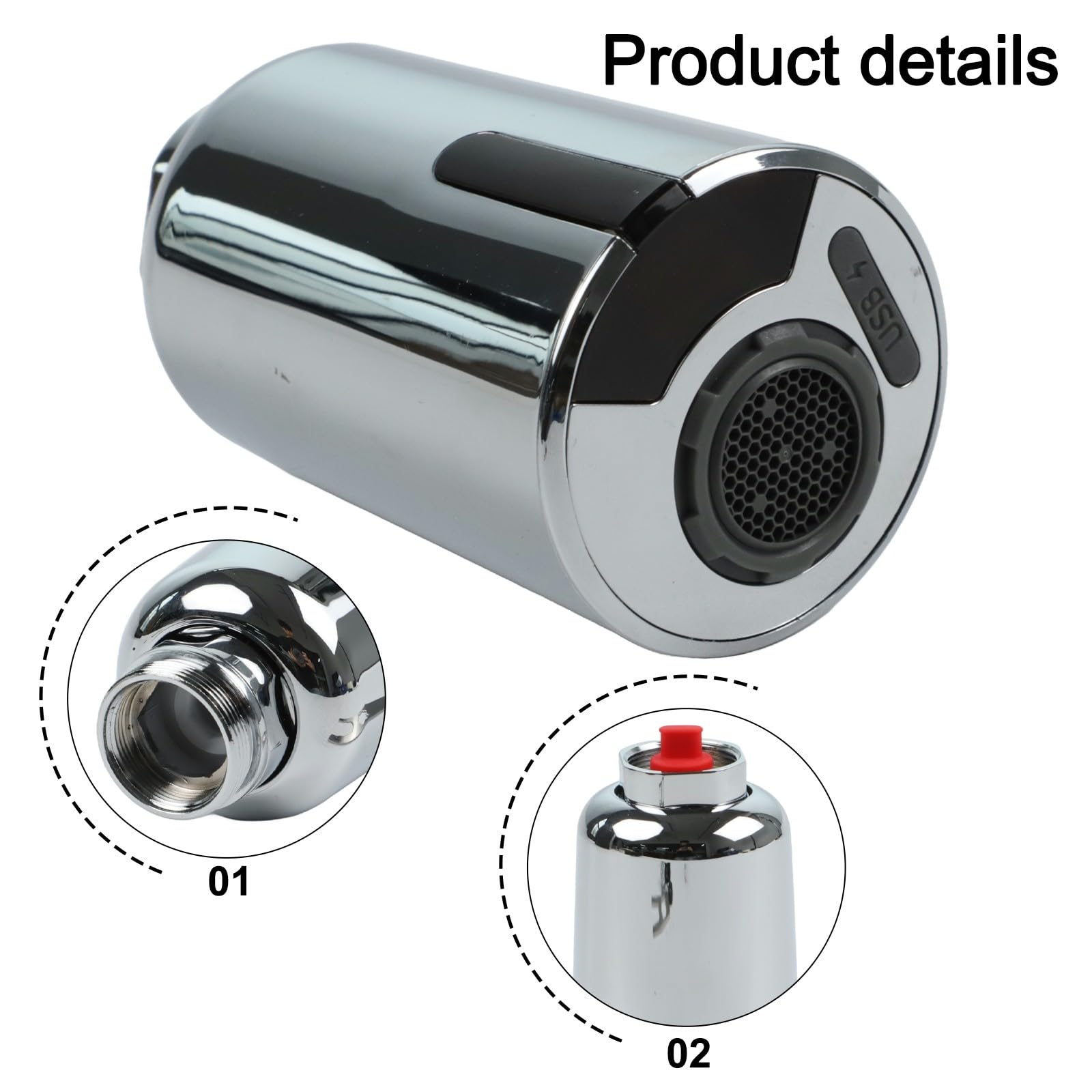 Adaptador de grifo automático con sensor infrarrojo, función de ahorro de agua de mano (ver imágenes)