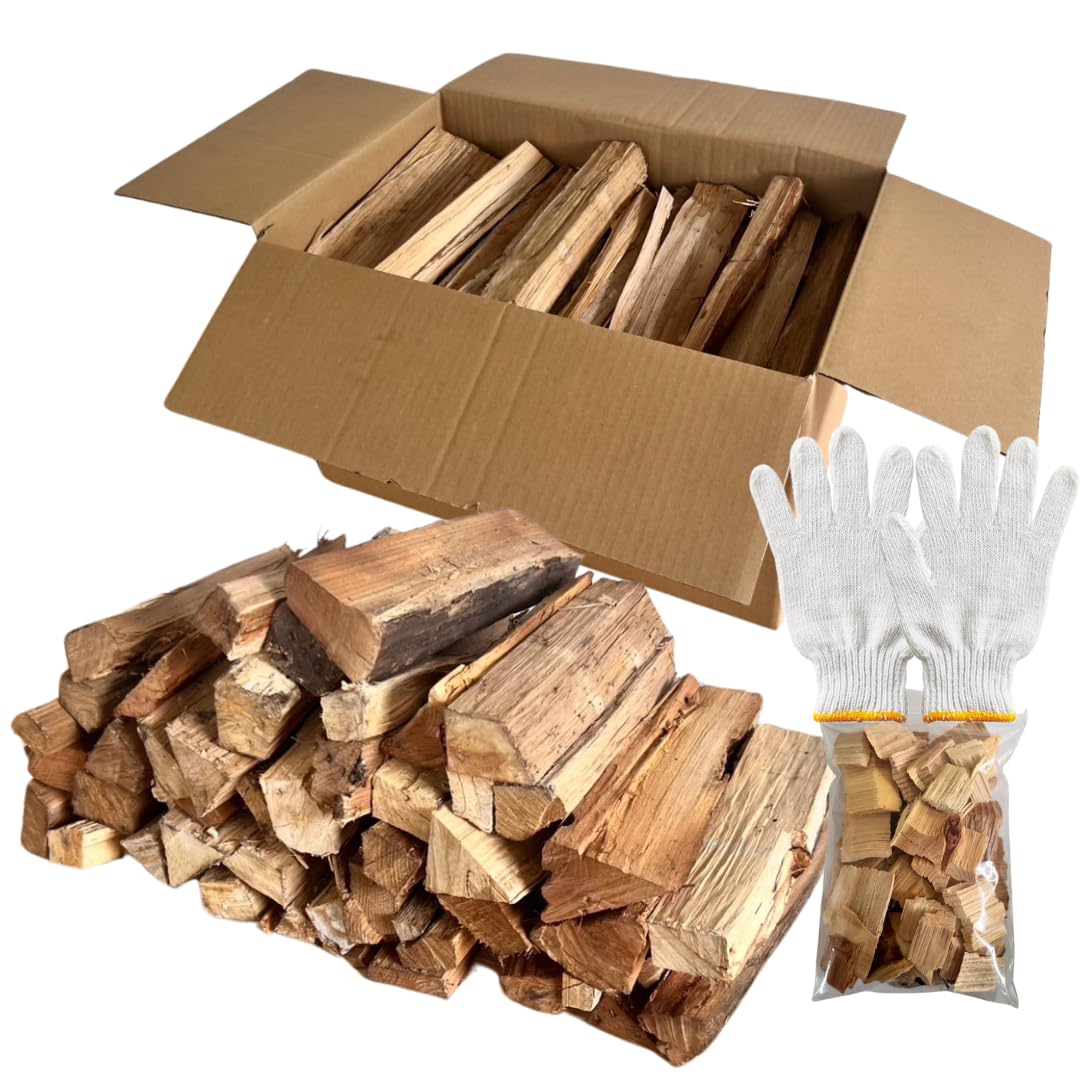 Amazon.co.jp: 広葉樹 薪 太割 約20kg 焚き火 薪ストーブ +